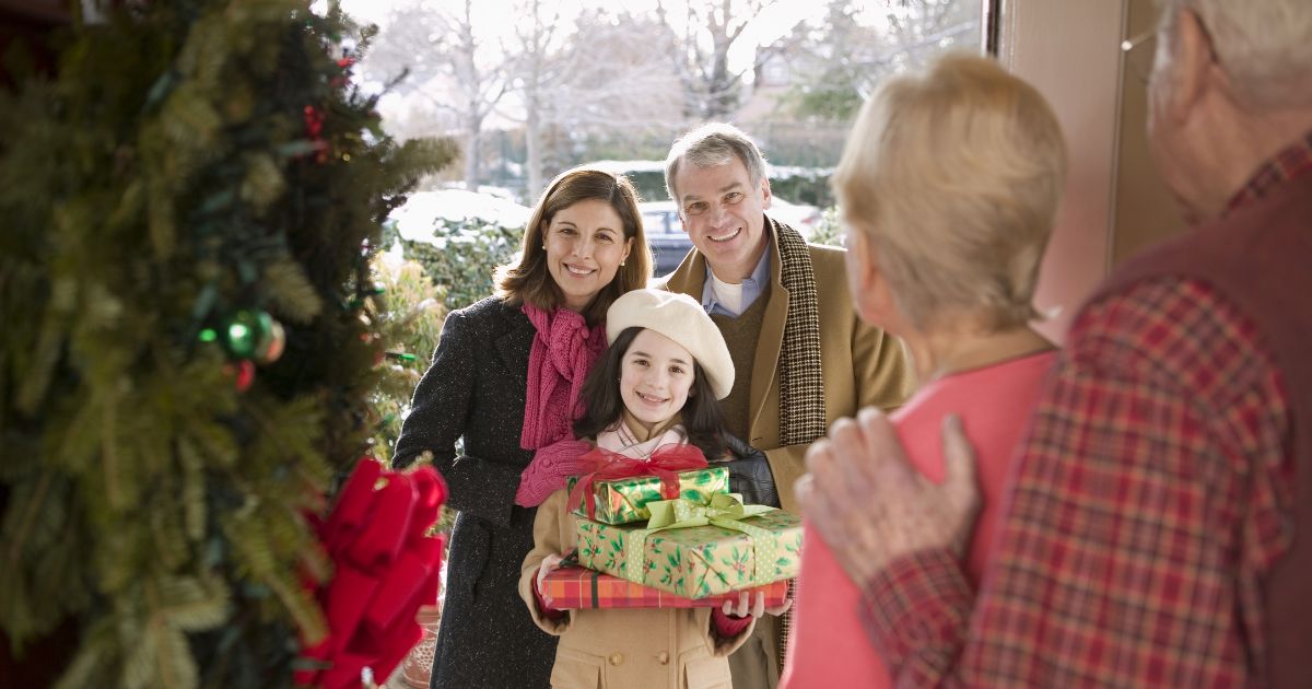 Visiting family during the holidays