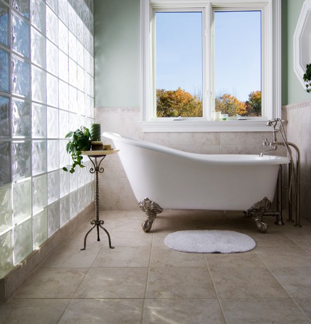 relaxing bathtub